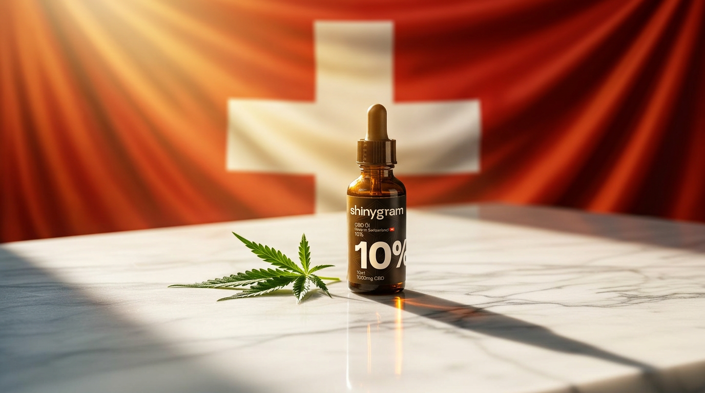 Swiss hemp at golden hour