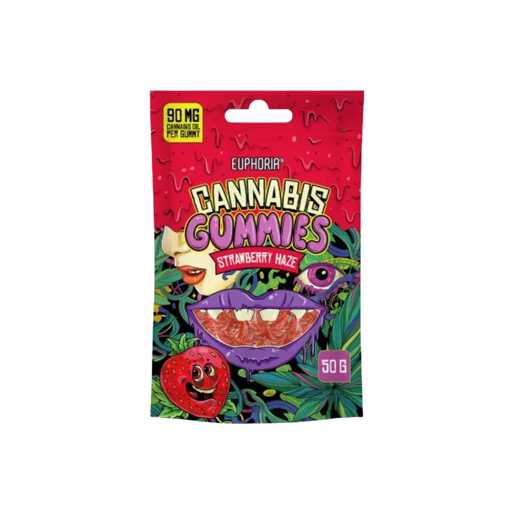 Euphoria Aroma Gummies Strawberry Haze 50g