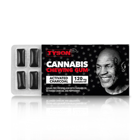 Tyson 2.0 Cannabis Kaugummi mit Aktivkohle